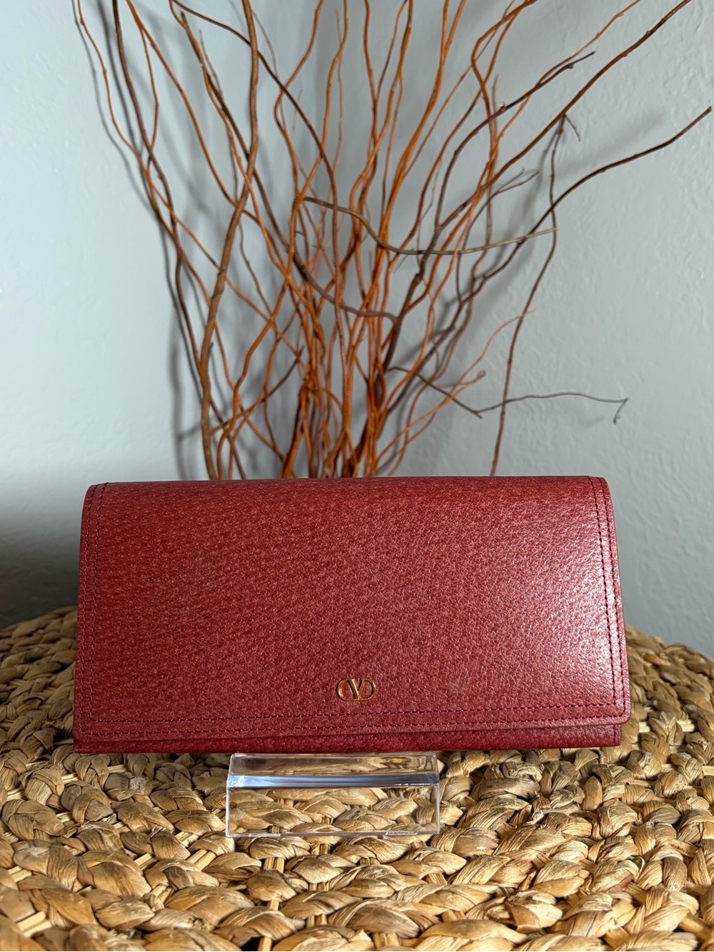VALENTINO GARAVANI CONTINENTAL LEATHER WALLET